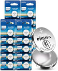 Baterías de Litio Philips CR2016 3V, Paquete de 20, 10 Años de Vida Útil, Empaque a Prueba de Niños, Descarga Estable para Llave de Auto y - imagen 1