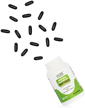 Pharmvista Heme Iron Polypeptide Softgels con Vitamina C y Ácido Fólico - Sin Gluten, No Transgénico - 60 Cápsulas - imagen 5