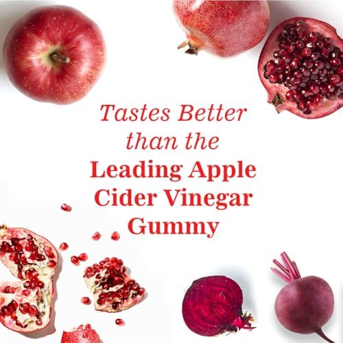 Gomitas de Vinagre de Sidra de Manzana Careleaf, 1000mg AVC y Vitaminas B6 y B12, 60 piezas para Metabolismo, Digestión, Detox y Salud Inmunológica - imagen 8