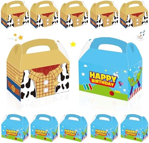 Cajas de Fiesta de Cuento WEGYMER 16pcs, Regalos y Bolsas para Fiesta de Cumpleaños de Juguetes Dos Infinito y Más Allá - imagen 1