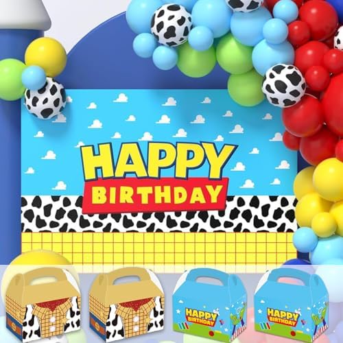 Cajas de Fiesta de Cuento WEGYMER 16pcs, Regalos y Bolsas para Fiesta de Cumpleaños de Juguetes Dos Infinito y Más Allá - imagen 5