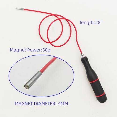 Juego de Herramientas de Recogida Magnética Flexible GUTIMORE, 50g (4mm) y 500g (6.5mm), Imán Flexible de 28 para Claves, Tornillos y Tuercas - imagen 3