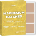Parche de Magnesio (Paquete de 60) - 100% Natural para Hombres y Mujeres - Con Calcio - Soporte Muscular y Óseo, Calmante - Fórmula Mejorada - imagen 1