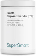 Polvo de Oligosacáridos Fructo de Supersmart (Prebióticos FOS) - Oligofructosa Inulina - Suplemento de Fibra | Sin OGM y Libre de Gluten - 200 g - imagen 1