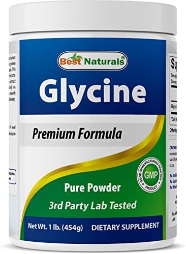 Mejor Naturales Polvo de Glicina 1 LB - Soporte para Neurotransmisores y Relajación - imagen 1