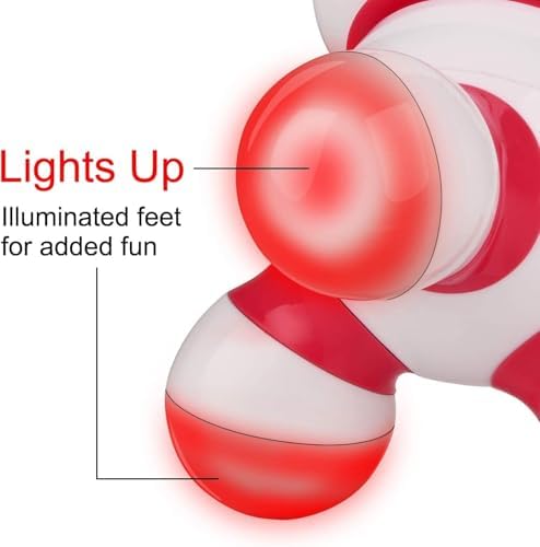 Masajeador de Mano Cotsoco Mini Portátil, Vibrador con Luz LED para Alivio de Dolor en Cuerpo, Cabeza, Cuello, Espalda, Piernas y Brazos, Funciona - imagen 2