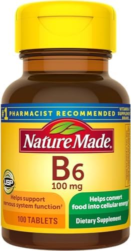 Tabletas de Vitamina B6 100mg Nm - 100 piezas - imagen 1