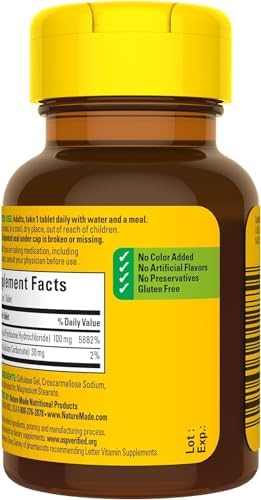 Tabletas de Vitamina B6 100mg Nm - 100 piezas - imagen 5