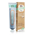 Pasta de Dientes Dr. Ginger's con Aceite de Coco, Sin Flúor ni Colorantes, Sabor Coco Menta, Orgánica, 4 oz, Blanquea y Refresca aliento - imagen 1