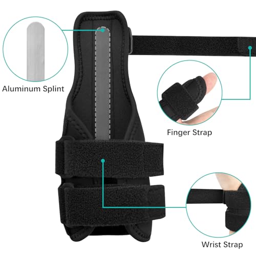 Férulas para Dedo Meñique VHOPMORE, Soporte para Dedo Gatillo, Férula para Mano Derecha e Izquierda, Estabilizador para Fracturas y Artritis - imagen 5