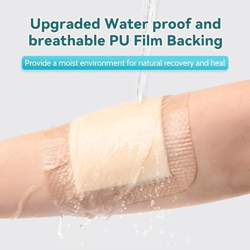 Paquete de 20 apósitos de silicona espuma 3x3 con borde suave, vendajes impermeables para cuidado de heridas, apósitos super absorbentes para úlceras - imagen 3