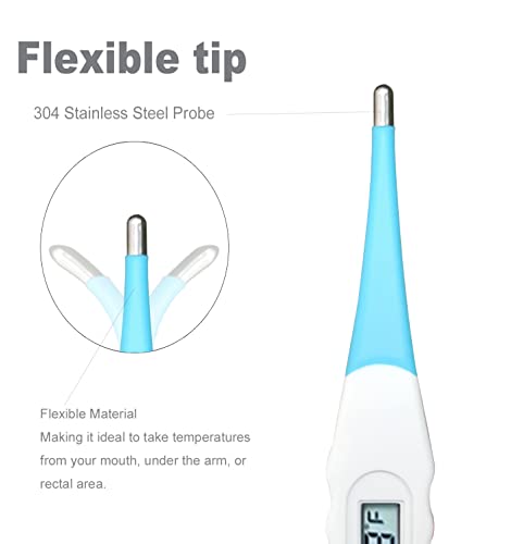 Termómetro Digital BESTWYA para Uso Oral, Rectal o Axilar (Paquete de 4) - imagen 2