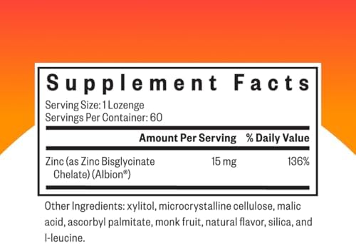 Pastillas de Zinc Seeking Health - Una forma suave y deliciosa de apoyar niveles saludables de zinc - 60 pastillas - imagen 2