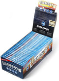 Papel para enrollar cigarrillos Elements Single Wide Rice, Goma de Azúcar, 100 piezas (Paquete de 25) - imagen 1