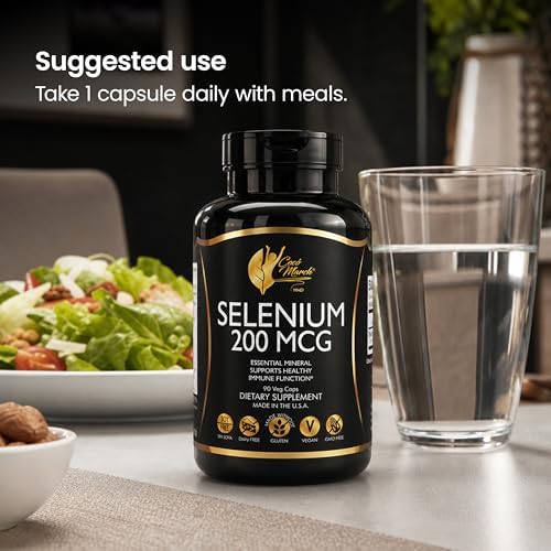 Cocó March N.M.D. Selenio 200 mcg – Suplemento para Tiroides e Inmunidad – Mineral Esencial para Metabolismo y Defensa Antioxidante – 90 Cápsulas - imagen 6