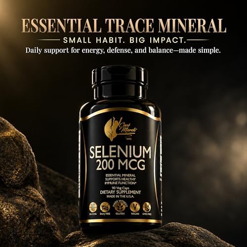 Cocó March N.M.D. Selenio 200 mcg – Suplemento para Tiroides e Inmunidad – Mineral Esencial para Metabolismo y Defensa Antioxidante – 90 Cápsulas - imagen 8