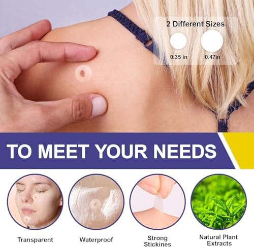 Parches Quitapapas KUNJAYER, Parches de Cuidado de la Piel con Máxima Fuerza, Hidrocoloides Impermeables e Invisibles para Todos los Tipos de Piel - - imagen 3