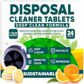 Tabletas Limpiadoras y Desodorantes para Desechos Sudstainables - Paquete de 24, Limpieza y Desodorización de Fregaderos y Trituradores - Suministro - imagen 1