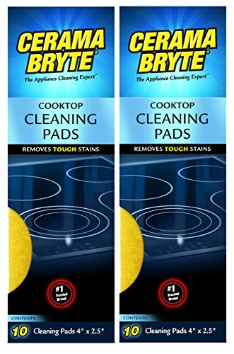 Paquete de 2 Pads de Limpieza Cerama Bryte para Cocinas de Cerámica, Total de 20 Pads - imagen 1