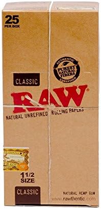 Papel para enrollar Raw Classic 1 1/2, 33 piezas (Paquete de 25) - imagen 2