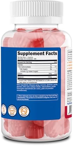 Nutricost Melatonina 10mg, 180 Gomas de Fresa - Sin Gluten, No Transgénico, Sin Jarabe de Maíz - imagen 5
