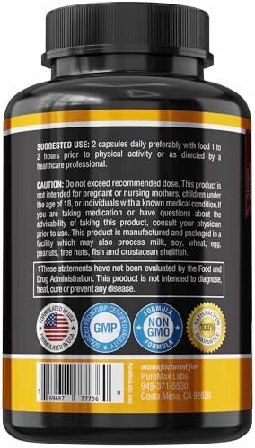 Horny Goat Weed Mezcla de Fuerza Extra, 120 Cápsulas con Maca, Arginina, Ginseng, Tribulus y Tongkat, Apoyo a la Libido y Energía, Fórmula No GMO - imagen 3