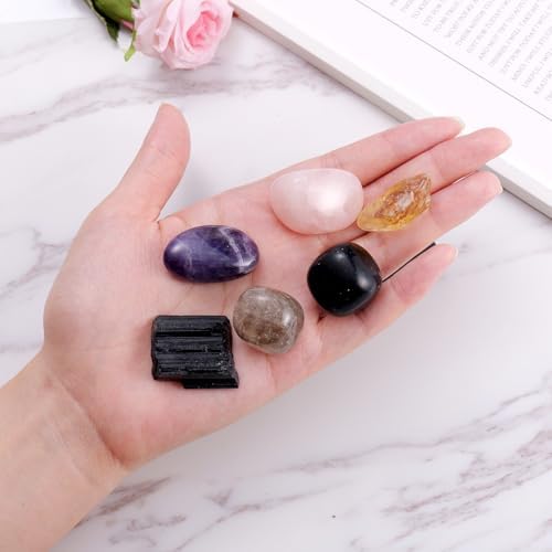 Set de Cristales para Protección del Hogar – Cristales para Remover Energía Negativa, Limpieza de EMF y Bendición Espiritual – Regalo para Nuevo - imagen 2