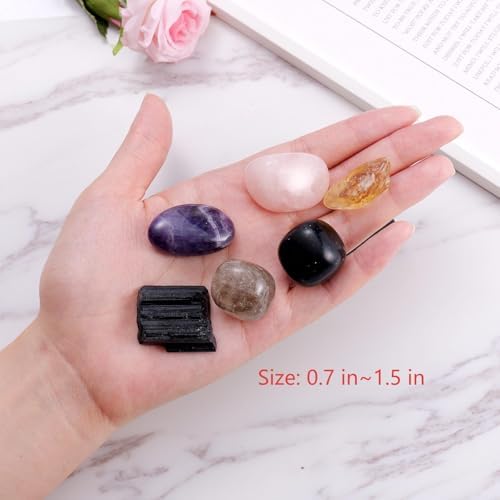 Set de Cristales para Protección del Hogar – Cristales para Remover Energía Negativa, Limpieza de EMF y Bendición Espiritual – Regalo para Nuevo - imagen 5