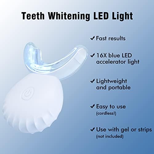 Luz LED Blanqueadora de Dientes, 10X Más Potente, Conexión USB, Luz LED para Blanqueo en Casa, Sin Batería - imagen 5