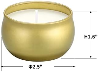 Set de Regalo de Velas Aromáticas Qinxiang, 16 Piezas de Velas de Soja Natural en Lata de 2.5 OZ para Aromaterapia y Reuniones Familiares - imagen 3
