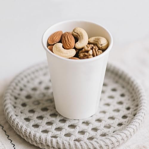 Tazas de Papel Desechables WhalePassing de 12 oz, 120 piezas - Blancas, Perfectas para Bebidas Frías y Calientes, Papel Grado Alimenticio, Reforzadas - imagen 3