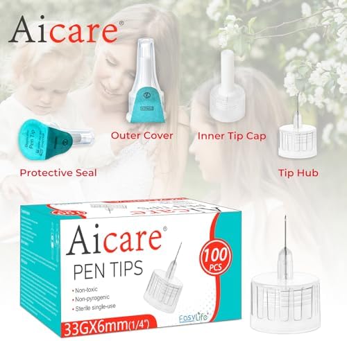 Puntas de Pluma 33G x 6mm, Ajuste Universal, 100 por caja, Cómodas, Extra Delgadas - imagen 4