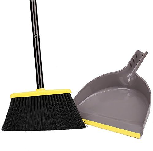 Juego de Escoba y Recogedor, Escoba Interior con Recogedor para el Hogar, Escoba de Ángulo para Barrer el Piso - imagen 1