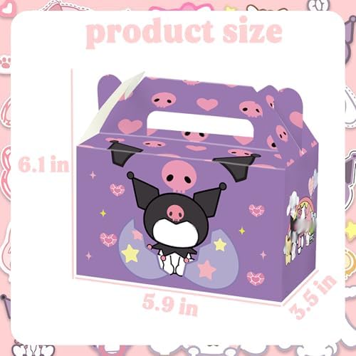 Decoraciones Kawaii para Cumpleaños ARERQEWN, 12 Bolsitas de Regalo Kawaii, Bolsas de Dulces para Decoraciones de Fiesta Kawaii - imagen 2