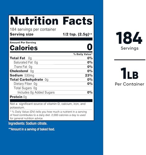 Polvo de Citrato de Sodio Nutricost 1LB (16oz) - Grado Alimenticio, No GMO - Emulsificante, Mejorador de Sabor Natural, Conservador Alimentario - imagen 2