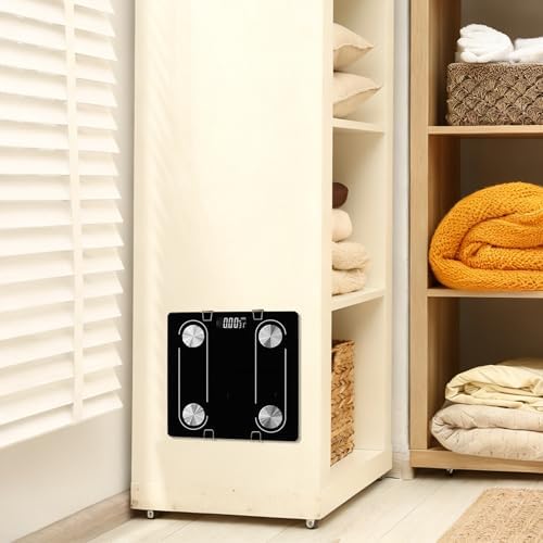Soporte para Balanza KeMioYuXin para Pared del Baño - 4 Piezas Soporte Universal Sin Taladro para Balanza de Peso en Casa - imagen 3