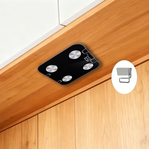 Soporte para Balanza KeMioYuXin para Pared del Baño - 4 Piezas Soporte Universal Sin Taladro para Balanza de Peso en Casa - imagen 4