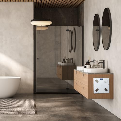Soporte para Balanza KeMioYuXin para Pared del Baño - 4 Piezas Soporte Universal Sin Taladro para Balanza de Peso en Casa - imagen 5