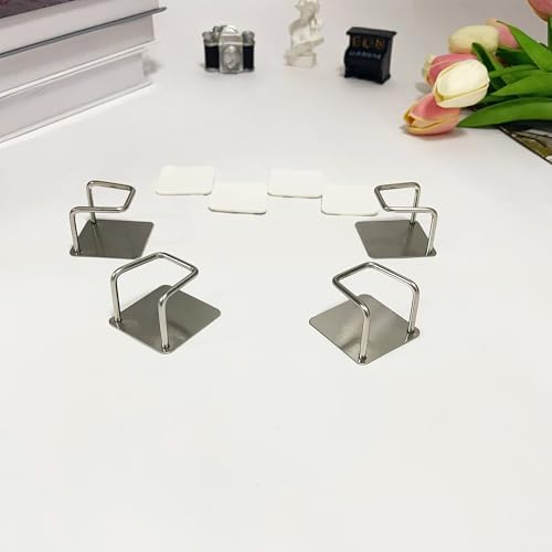 Soporte para Balanza KeMioYuXin para Pared del Baño - 4 Piezas Soporte Universal Sin Taladro para Balanza de Peso en Casa - imagen 6