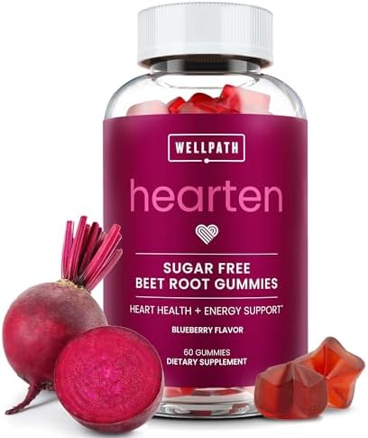 Gomitas de Remolacha WellPath (Sin Azúcar - Sabor Arándano) 1500 mg | Apoyo para la Presión Arterial | 60 Unidades - imagen 1