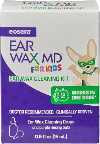 Kit de Limpieza de Cerumen para Niños eosera - 15 mL - Gotas Disolventes de Cerumen con Bulbo de Enjuague - Kit de Limpieza Rápido - Edades 2+ - imagen 5