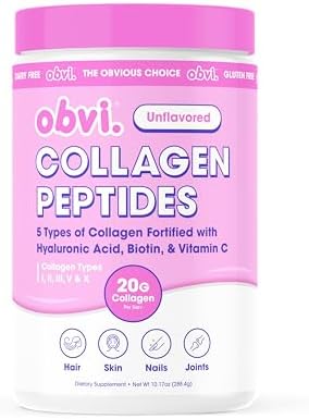 Obvi Polvo de Colágeno Hidrolizado Multi Colágeno con Ácido Hialurónico y Vitamina C, Sin Sabor, Ideal para Cabello, Piel, Uñas y Articulaciones - imagen 1