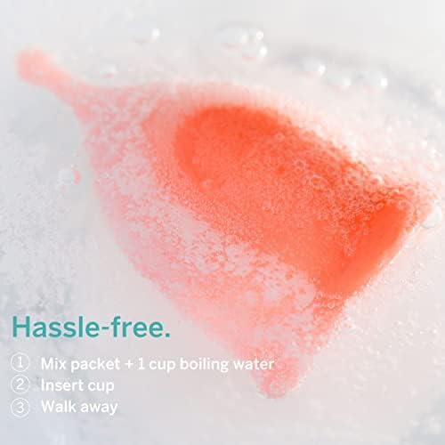 Removedor de Manchas Pixie Cup - El Único Limpiador Esterilizador que Elimina Manchas de Discos Menstruales Reutilizables y Copas Menstruales - - imagen 3