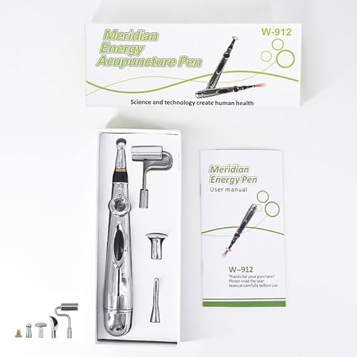 Pluma de Acupuntura Electrónica 5 en 1, Herramienta de Masaje Energético para Mujeres y Hombres - imagen 7