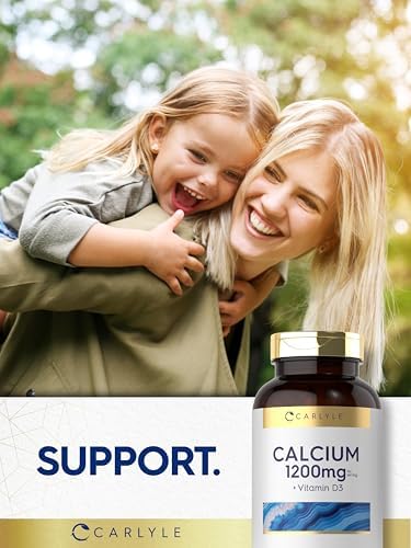 Carlyle Calcio 1200mg con Vitamina D3 | 300 Tabletas | Suplemento No Transgénico, Sin Gluten y Vegetariano - imagen 7