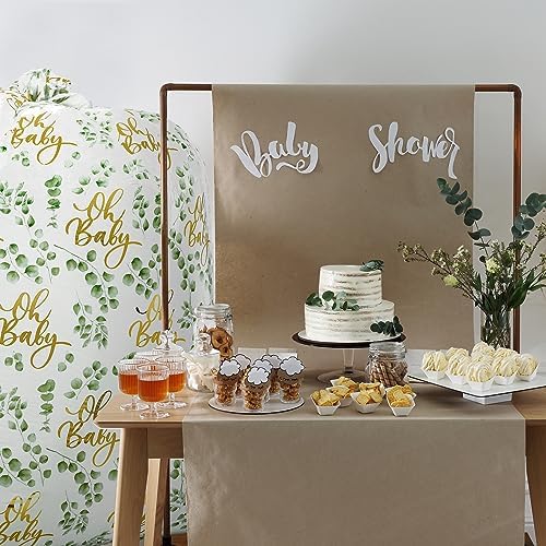 Yingzhao 2 Pzs Bolsa Gigante para Regalos 80 x 60 in para Baby Shower, Bicicleta, Eucalipto, Ideal para Cumpleaños y Fiestas - imagen 4