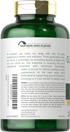 Cápsulas de Glucomanano Carlyle | 200 piezas | Suplemento de fibra soluble | Sin OGM, libre de gluten - imagen 3