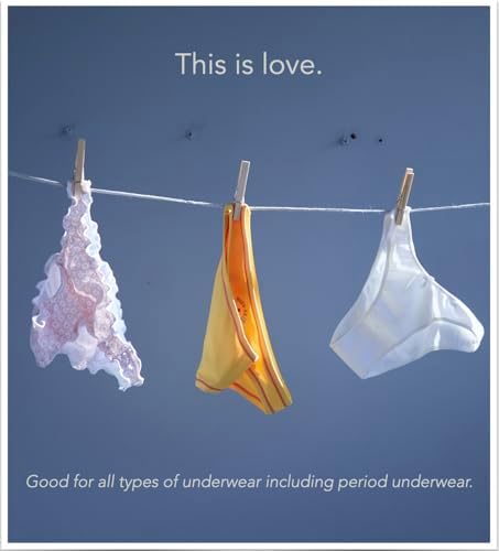 Detergente para ropa interior, elimina olores y manchas de sangre, biodegradable, 75-150 lavados, sin pruebas en animales, con enzimas. - imagen 2