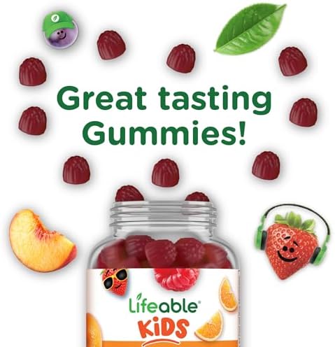 Gomitas Multivitamínicas Lifeable para Niños | Sabor Delicioso | Vitaminas A, C, D, E, B6, B12, Zinc, Biotina, Ácido Fólico, Yodo, Niacina | 90 - imagen 6