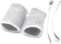 Accesorios TCFAFA E-stim de bucle conductivo ajustable de hilo plateado para masajeador de dedos TENS - imagen 1